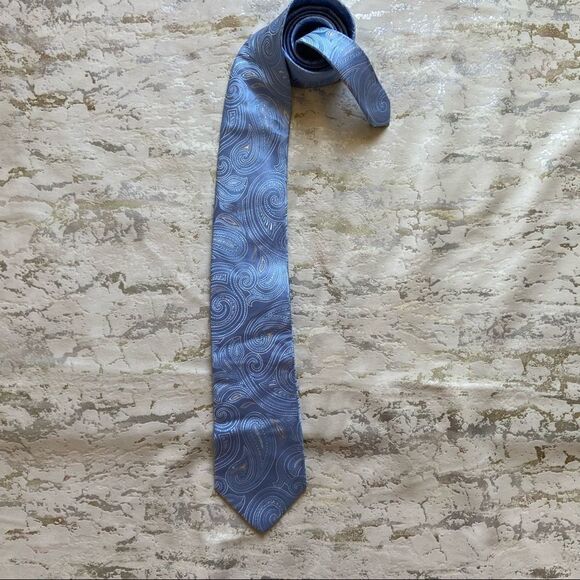 Michael Kors 100% Silk Paisley Tie - Picture 10 of 11